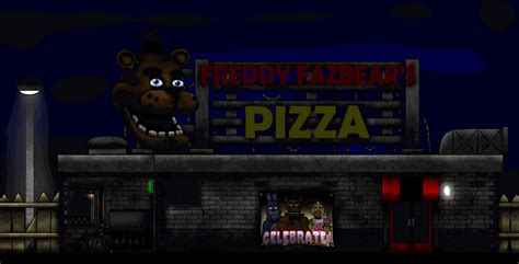 Freddy Fazbears Pizza 1993 Outside View By Playstation Jedi On