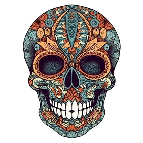 Calavera Mexicana Del Día De Los Muertos Png México Día De Muertos