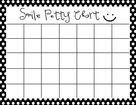 Free Smile Potty Chart Printable Just Laminate Potty Chart Potty