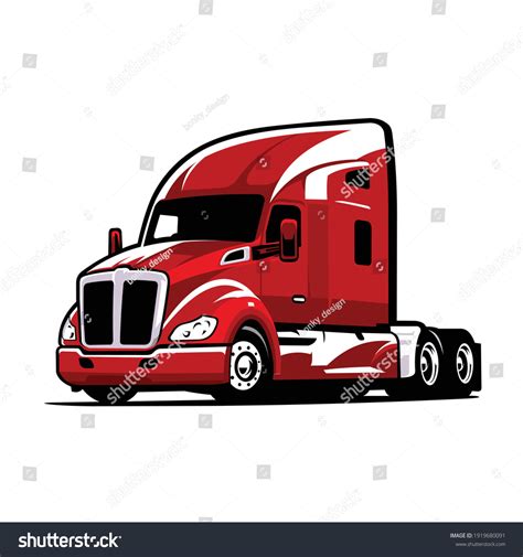 Semi Truck Silhouette Vector Images Isolated Vector Có Sẵn Miễn Phí