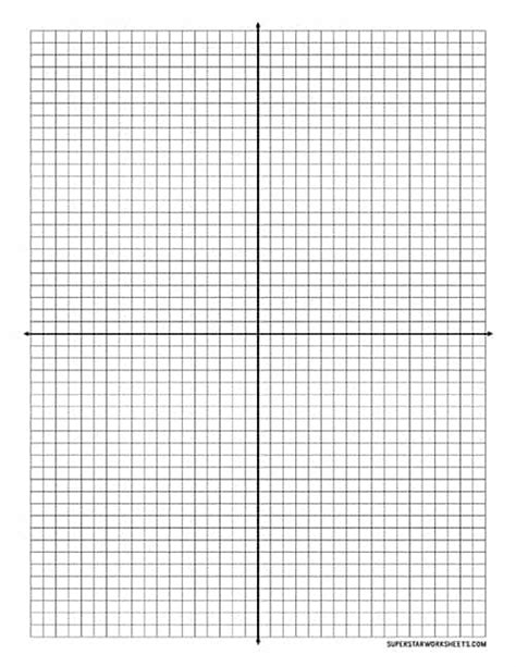 Printable Graph Paper With Axis And Numbers