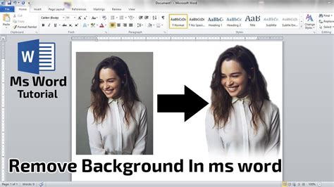 Remove Background Photo In Ms Word How To Remove Background Photo In