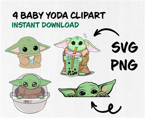 Baby Yoda Svg Bundle Mandalorian Svg Baby Yoda Stitch Svg Baby Youda