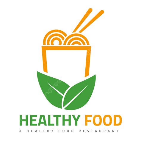 Desain Logo Makanan Sehat Dengan Sumpit Makanan Sehat Mie Sumpit Png