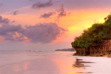 Filediani Beach Sunrise Kenya Wikimedia Commons