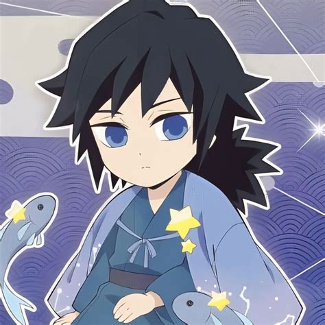 Giyuu Tomioka Icon Anime Chibi Anime Demon