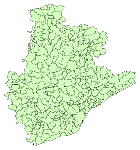 Mapa Y Municipios Provincia De Barcelona Mapas España Descargar E