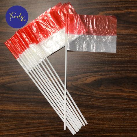 Jual Bendera Merah Putih Stik Stik Bendera Merah Putih Isi 10 Pcs