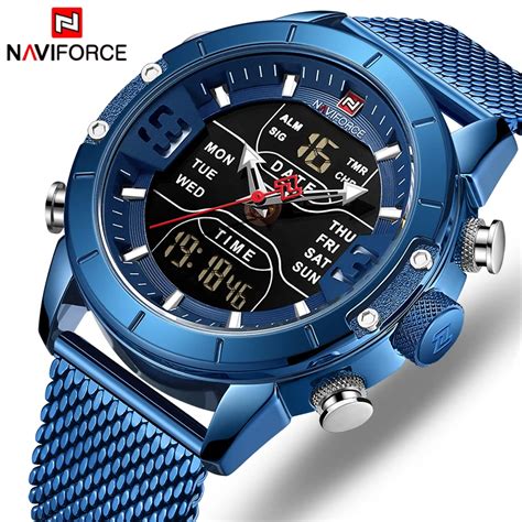 Αγορά Άνδρες S ρολόγια Naviforce Men Watch Top Luxury Brand Man