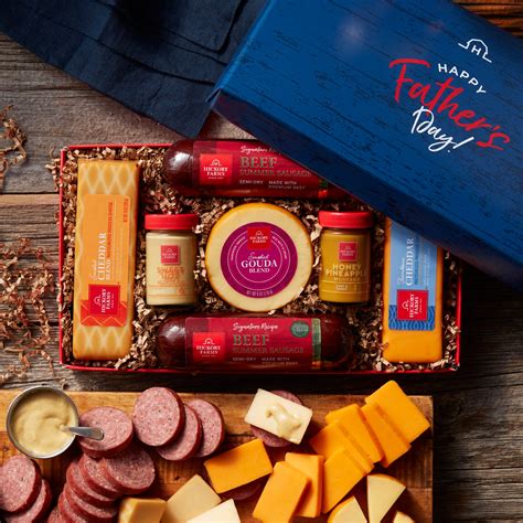 father s day summer sausage and cheese t box hickory farms