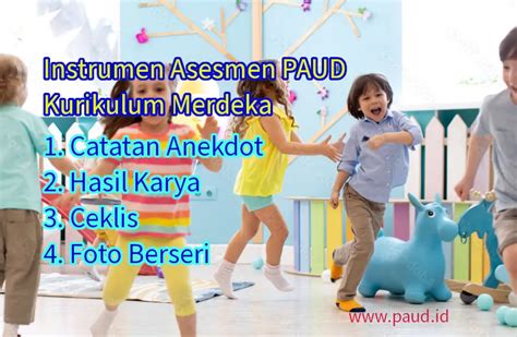 4 Instrumen Asesmen PAUD Kurikulum Merdeka Contohnya