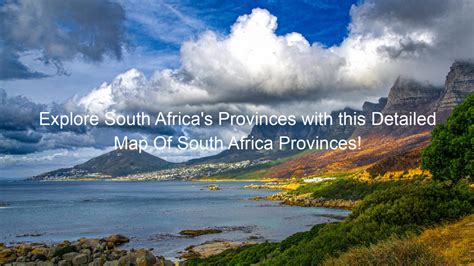 Explore South Africa S Provinces With This Detailed Map Of South Africa