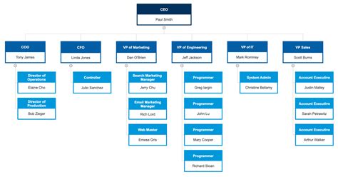 Organizational Chart What Is An Organization Chart Definition Types