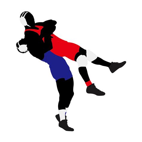 Wrestling Silhouette Lucha Libre Illustration Wrestling People Png