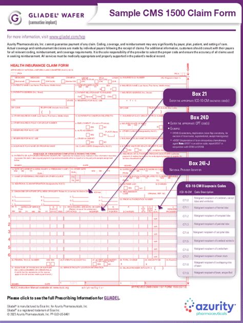 Fillable Online Sample Cms 1500 Claim Form Fax Email Print Pdffiller