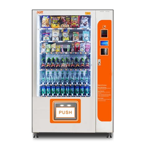 Automatic Combo Refrigerated Vending Machines For Snack Beverage Drink