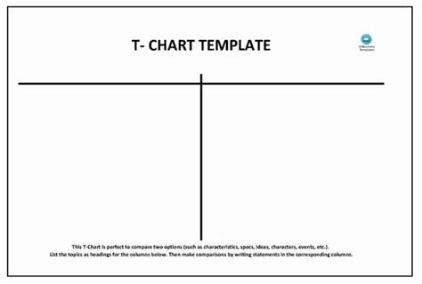 T Chart Template Word