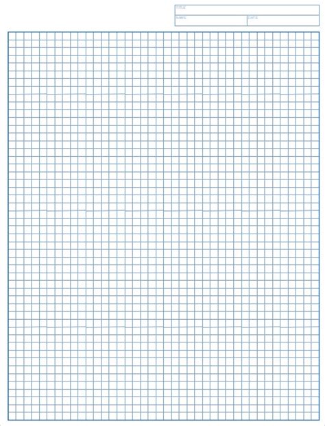 4 Free Printable Engineering Graph Paper Template In Pdf