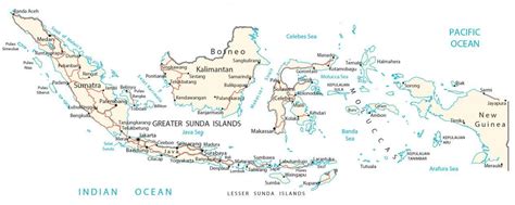 Indonesia Map Cities And Roads Gis Geography