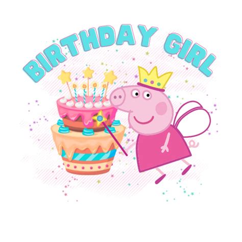 Peppa Pig Birthday Girl Svg Png Sublimation Design Etsy Hong Kong