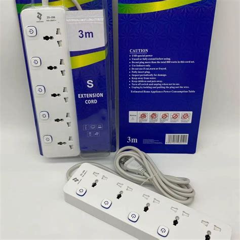 Omni Extension Cord Set With Individual Switch 4 5 6 Gang Wed 340 Wed