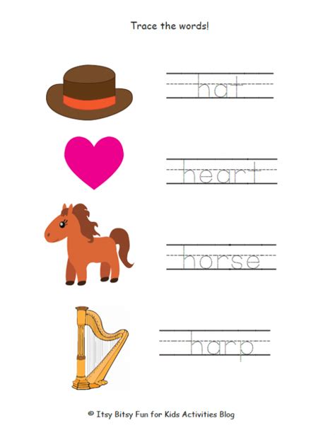 Letter H Worksheets Free Printables For Kids