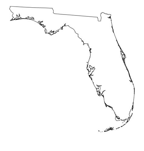 Florida State Outline Vector At Collection Of Florida