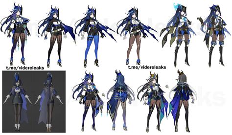 Clorindas Final Concept Art Is Shown And Her Area Of Work In Genshin