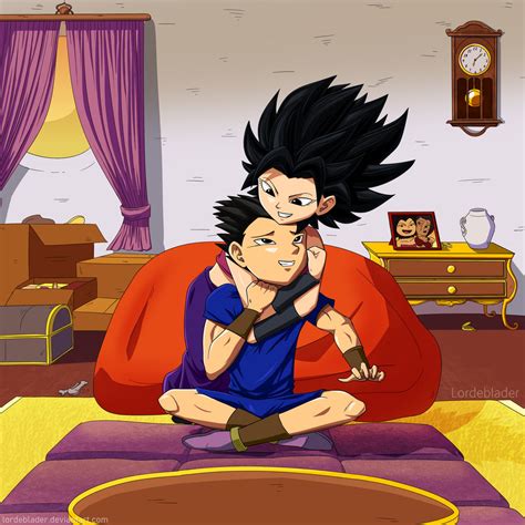 Caulifla X Cabba Surging Senses By Lordeblader On Deviantart