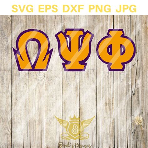 Omega Letters Svg Psiphi Svg Omega Dawg Psi Phi Svg Shield Svg