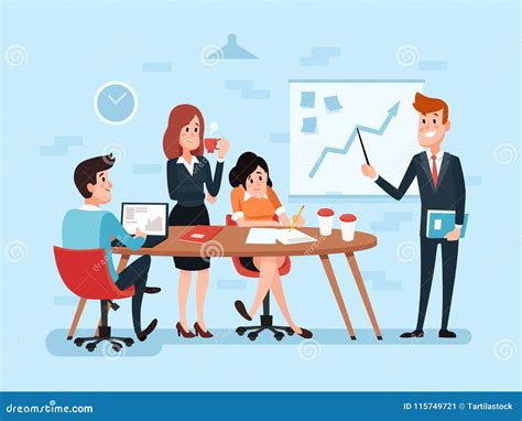 Meeting Cartoon Stock Illustrations 46218 Meeting Cartoon Stock