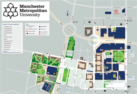 Manchester College Campus Map