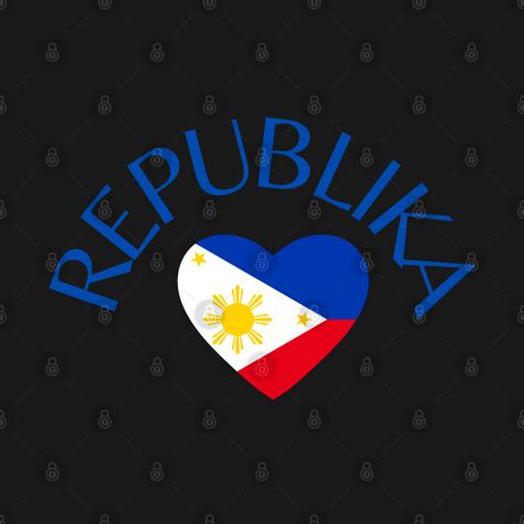 Republika Ng Pilipinas With Philippine Flag Republika Ng Pilipinas