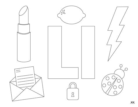 Letter L Coloring Pages 15 FREE Pages Printabulls