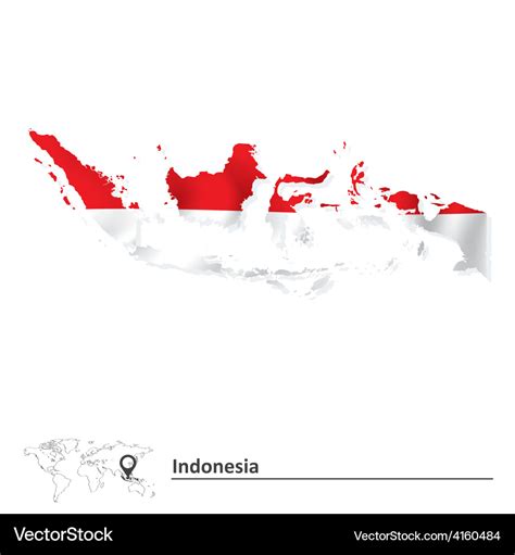 The Indonesian Flag Map A Visual Representation Of Unity And Diversity