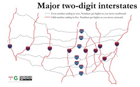 Map Of United States Interstate Highway System