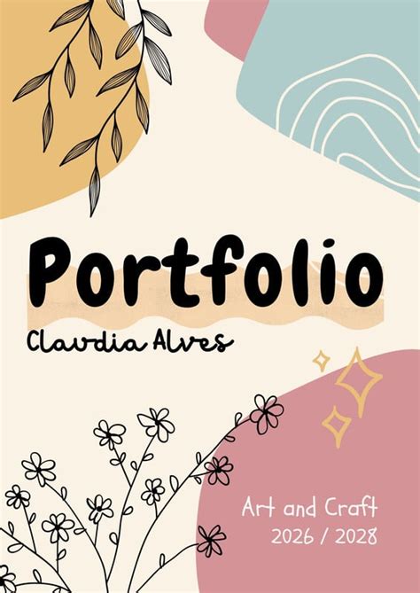 Free Portfolio Cover Page Templates To Use And Print Canva