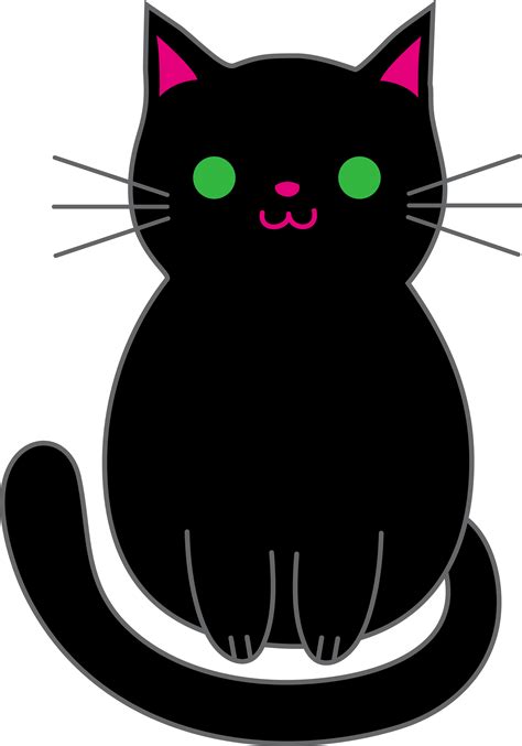 Black Cat Clip Art Free