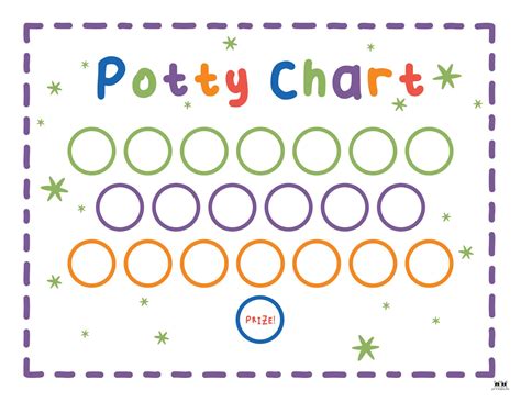 Printable Potty Training Charts 20 Pages Printabulls