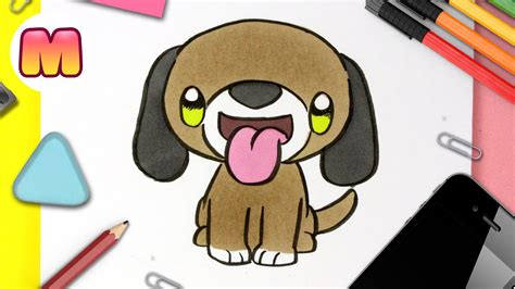 Cómo dibujar un PERRO KAWAII paso a paso Tu puedes dibujar un perrito