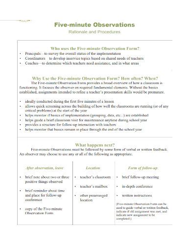 Observation 33 Examples Format How To Scientifically Pdf