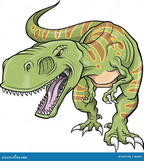 Tyrannosaurus Dinosaur Vector Stock Vector Illustration Of Vector