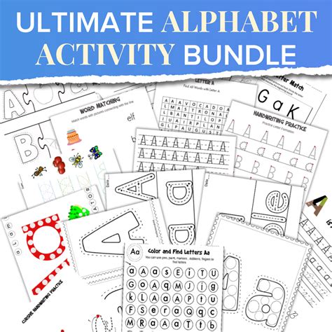 The Ultimate Alphabet Learning Bundle Creative Learning For Kids