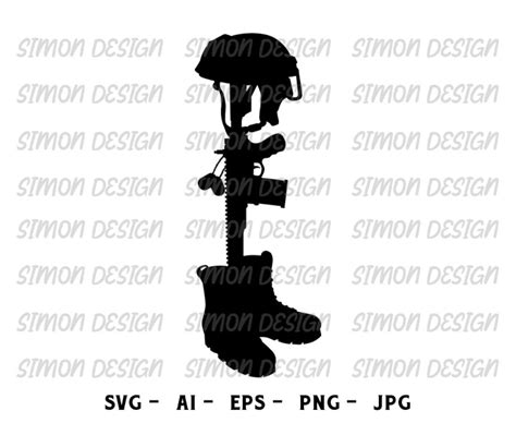 Fallen Soldiers Fallen Soldier Tribute Svg S Army War Hero Etsy