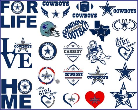 Dallas Cowboys Nfl American Football Svg Dxf Eps Pdf Png Etsy