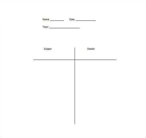 39 T Chart Templates Doc Pdf