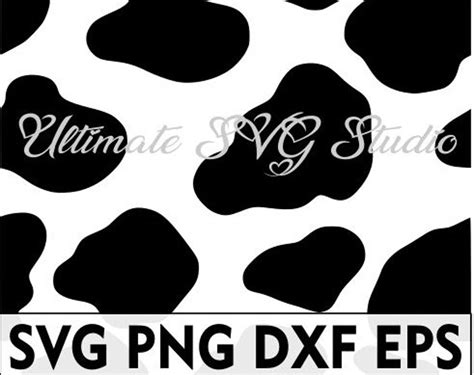 Cow Print Svg Cow Pattern Svg Spot Print Svg Spot Pattern Svg Seamless