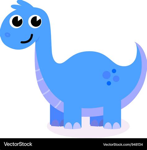 Cute Dinosaur Royalty Free Vector Image Vectorstock