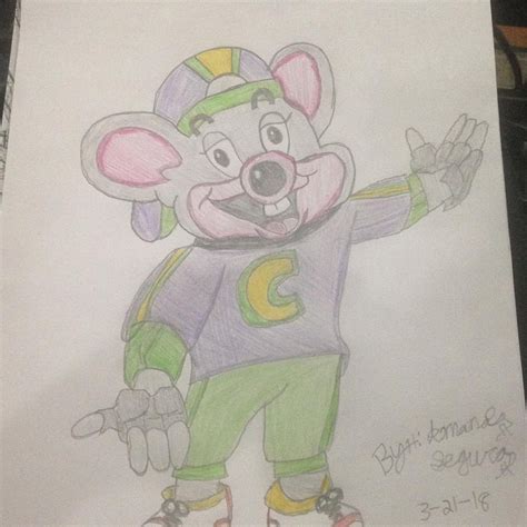 Chuck E Cheese Drawing By Nightangel5431 On Deviantart