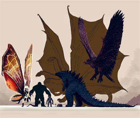 Monsterverse Size Chart By Eatalllot Godzilla Know Your Meme Kaiju